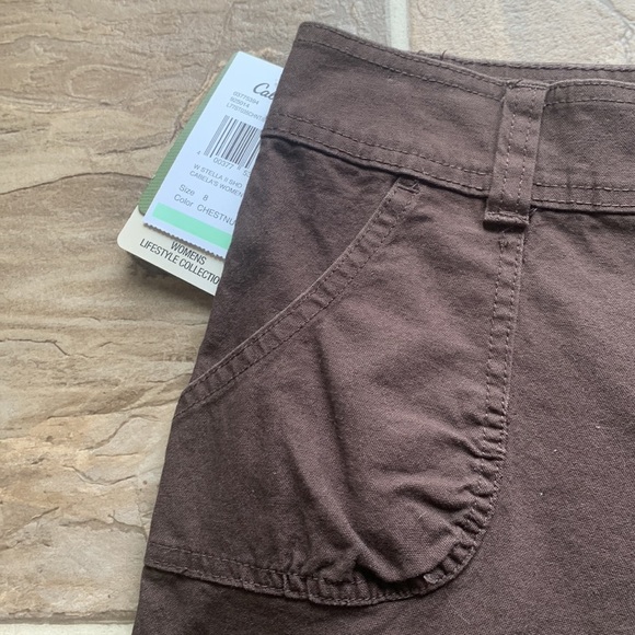 Cabela’s Stella Chestnut Shorts Sz 8 NWT - Picture 8 of 12